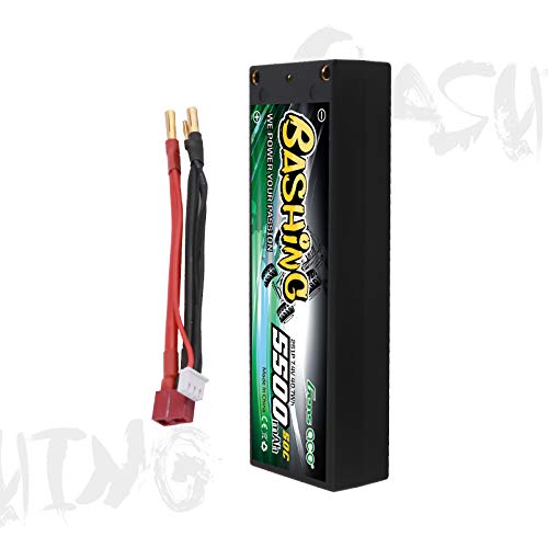 Gens ace Batería Personas 5500mAh 2S 7.4V 50C HardCase RC 10 # Lipo con Conector a T