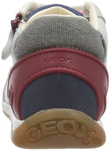 Geox B Each Boy B9, Zapatillas Bebé-Niños, Blanco (White/Navy C0899), 18 EU