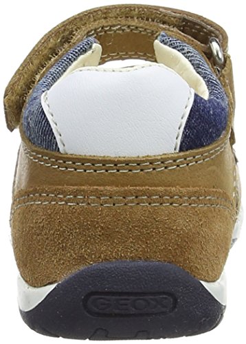 Geox B Sandal TAPUZ Boy C, Sandalias de Punta Descubierta Bebé-Niños, Beige (Caramel/Navy), 19 EU