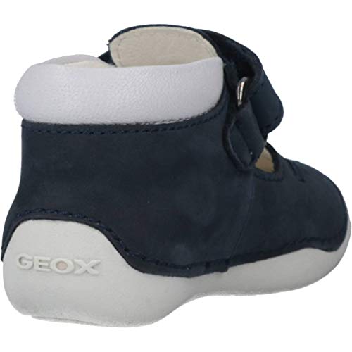 Geox B TUTIM A Zapatos Primeros Pasos Bebé-Niños, Azul (Navy/White C4211), 21 EU