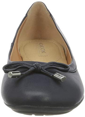 Geox D Charlene B, Ballet Flat Mujer, Azul, 39 EU