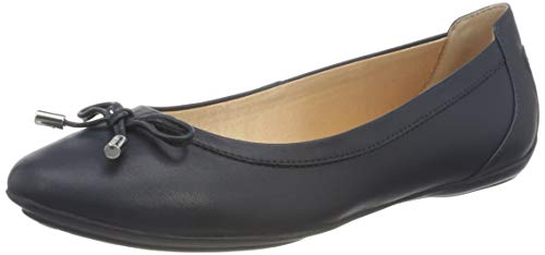 Geox D Charlene B, Ballet Flat Mujer, Azul, 39 EU