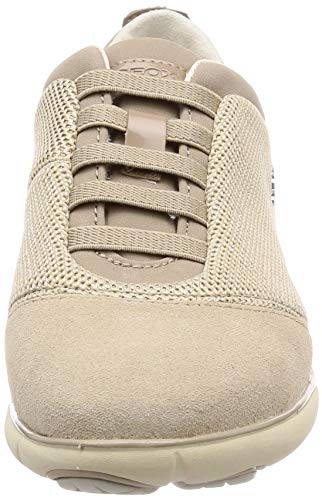 Geox D NEBULA C Zapatillas Mujer, Beige (Cream C0423), 38 EU