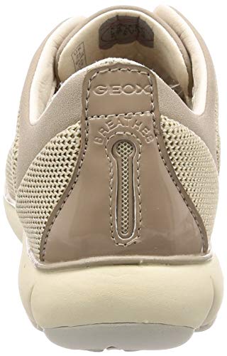 Geox D NEBULA C Zapatillas Mujer, Beige (Cream C0423), 38 EU