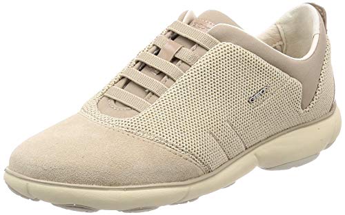 Geox D NEBULA C Zapatillas Mujer, Beige (Cream C0423), 38 EU