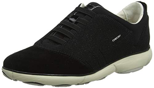 Geox D NEBULA C Zapatillas Mujer, Negro (Gun C1357), 40 EU