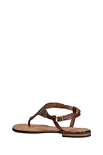 Geox D Sandal Hiver A, Zapatillas Mujer, Marrón (Cognac C6001), 38 EU