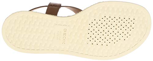 Geox D Taormina F, Sandalias con Punta Abierta Mujer, Marrón (COGNAC C6001), 37.5 EU