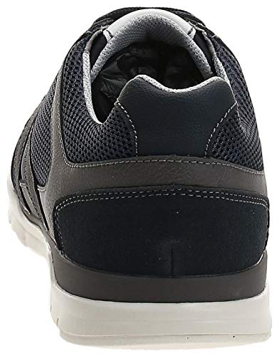 Geox Hombre Zapatillas U CALAR, de Caballero mínimo, Zapatos Deportivos,Zapatillas con Cordones,Transpirable,Calzado,Sneaker,Blau,40 EU / 6.5 UK