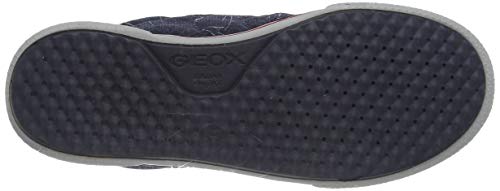 Geox J POSEIDO Boy D, Zapatillas, Azul (Navy/Red C0735), 34 EU