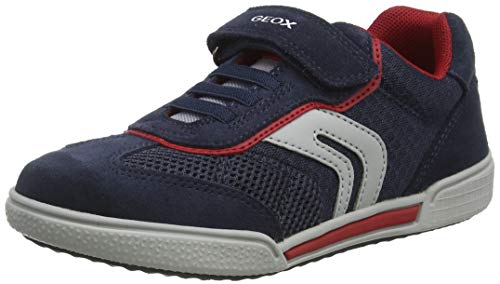 Geox J POSEIDO Boy D, Zapatillas, Azul (Navy/Red C0735), 34 EU