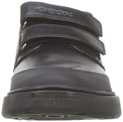 Geox J RIDDOCK BOY F Zapatos De Uniforme Escolar Niños, Negro (Black), 36 EU