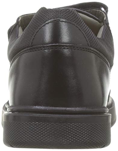 Geox J RIDDOCK BOY F Zapatos De Uniforme Escolar Niños, Negro (Black), 36 EU