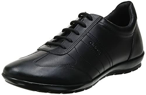 Geox UOMO SYMBOL B Piso Oxford Hombre, Negro (Black), 41 EU