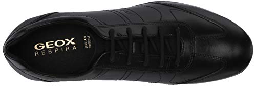 Geox UOMO SYMBOL B Piso Oxford Hombre, Negro (Black), 41 EU