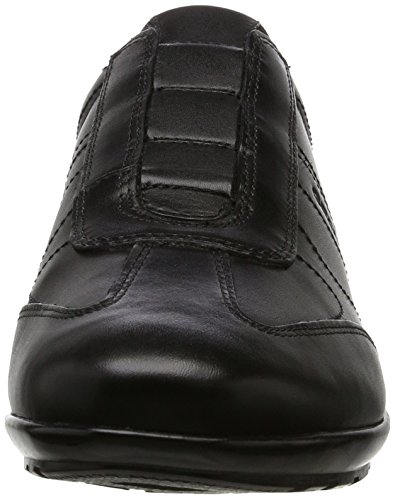 Geox UOMO SYMBOL C Piso Oxford Hombre, Negro (Black), 42 EU