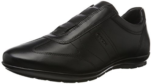 Geox UOMO SYMBOL C Piso Oxford Hombre, Negro (Black), 42 EU