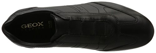 Geox UOMO SYMBOL C Piso Oxford Hombre, Negro (Black), 42 EU