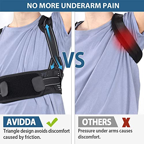 GHFGXF Corrector De Postura para Mujeres Y Hombres,Soporte Espalda Superior Ajustable,Plancha Apoyo Transpirable,Que Proporciona Alivio del Dolor En La Zona Lumbar,Cuello,Hombro