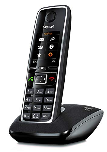 Gigaset C530 - Teléfono Inalámbrico con Manos Libres y Pantalla en color, Negro