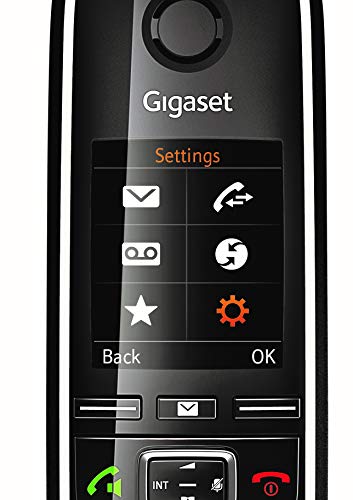 Gigaset C530 - Teléfono Inalámbrico con Manos Libres y Pantalla en color, Negro