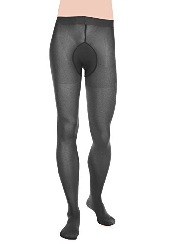 Glamory Support 40 Herrenstützstrumpfhose Leggings Deportivos, Negro, XXX-Large para Hombre