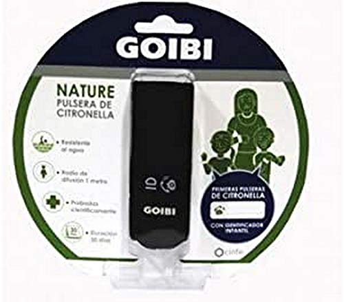 GOIBI Pulsera de Citronella Nature negra