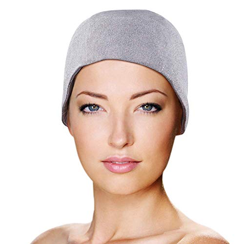 Gorro de hielo de FOMI Care para la cabeza completa de gel de migraña | Gorro de frío craneal | parte superior y lateral de