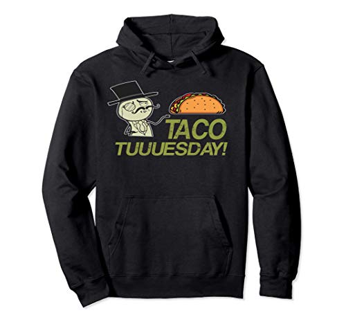 Graphic 365 Taco Tuesday Tee Funny Meme Mexican Food Sudadera con Capucha