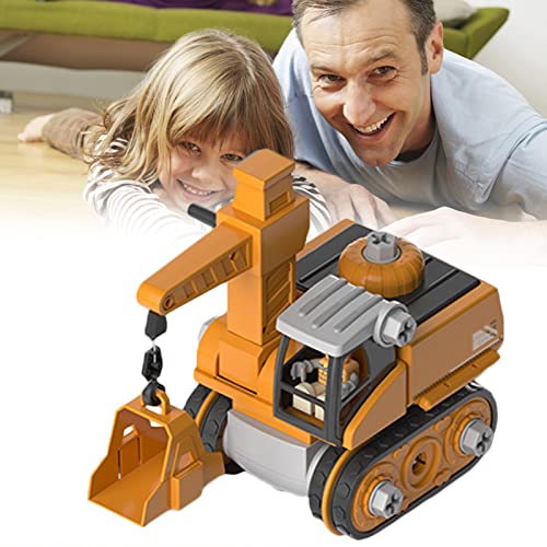 Greatideal Camiones de Juguete, Juguetes para vehículos Desmontables, Juguetes para automóviles de ingeniería, Juego de excavadoras, Juguetes de construcción para niños Que juegan como Regalo