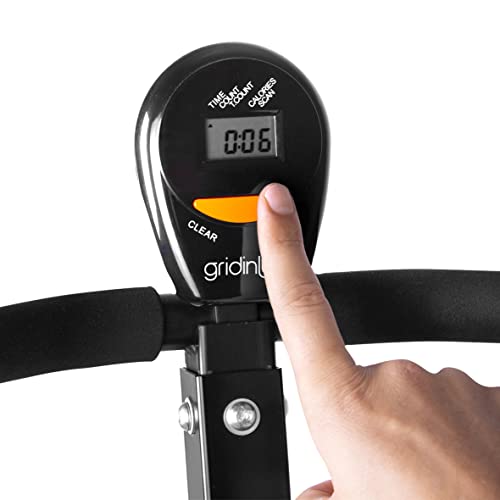 GRIDINLUX | Máquina Ejercicios Multifunción | Trainer M-Potrex | Musculación, Tonificación, Cardio | Registro Actividad | 12 Niveles Intensidad | Pantalla LCD | Plegable