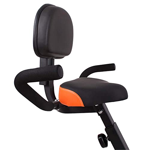 gridinlux | Trainer X-Bike 500 | Bicicleta estática Plegable | Transmisión Magnética | Doble Manillar | Monitor LCD con Registro Actividad | Pulsómetro | Resistencia 8 Niveles | Volante Inercia 5kg