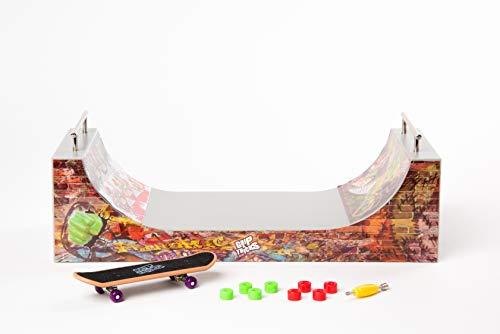 Grip & Tricks - Rampas para Finger Toy - Halfpipe - Fingerboard - Cruiser Board : Dimensions: 28 X 12 X 10 cm