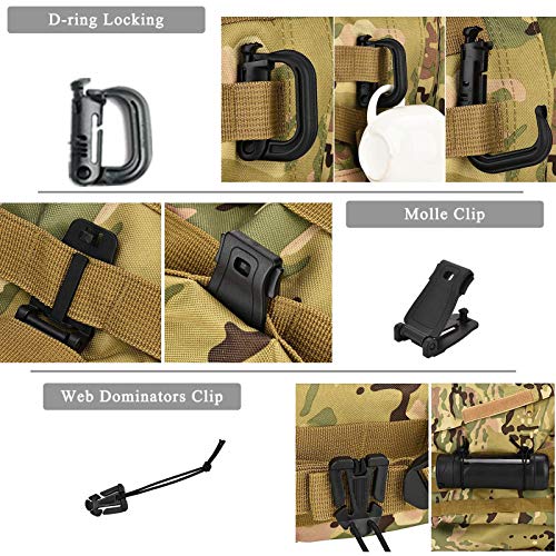 GRULLIN MOLLE IFAK Trauma Kit, botiquín de Primeros Auxilios táctico, EMT de Emergencia para Viajes en Coche, Aventura, Kayak, Campamento, Caza, torniquete, Vendaje, Kit de Control