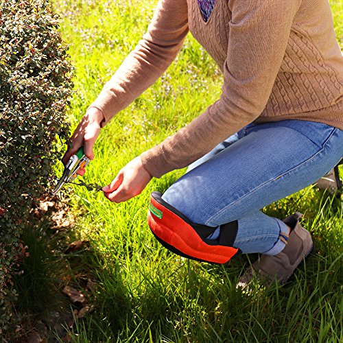 GRÜNTEK Rodilleras de Trabajo y Jardín SOFT GEL con 2 bandas. Rodillera para jardinería, hogar, deportes y hobby.