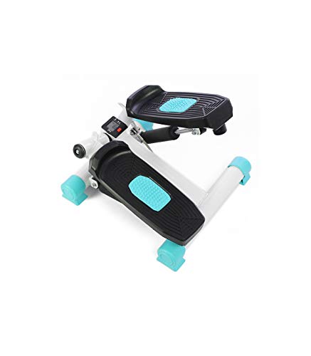 Grupo K-2 Riscko Stepper Cardio Fitness Verde con 2 Bandas de Resistencia y Pantalla LCD.