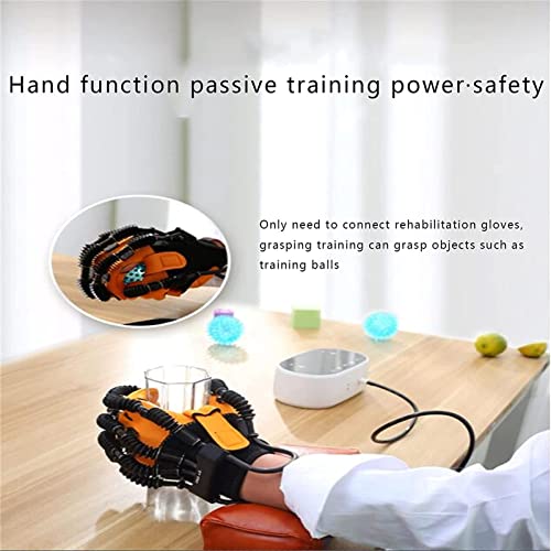 Guantes de robot de rehabilitación, enderezamiento de los dedos Strace Stroke Hemiplegia Equipo de entrenamiento de la muñeca de los dedos, alisador de dedos Protector de guardia for pacientes con dis