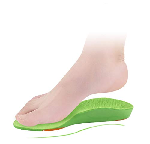 GuardInsoles Plantillas Ortopédicas Para Niños Para Fascitis Plantar de Pies Planos y Problemas de Pie Con Soporte de Arco, Tacón Suave, 16,7CM