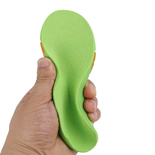 GuardInsoles Plantillas Ortopédicas Para Niños Para Fascitis Plantar de Pies Planos y Problemas de Pie Con Soporte de Arco, Tacón Suave, 16,7CM