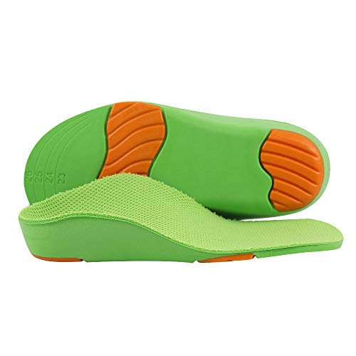 GuardInsoles Plantillas Ortopédicas Para Niños Para Fascitis Plantar de Pies Planos y Problemas de Pie Con Soporte de Arco, Tacón Suave, 16,7CM