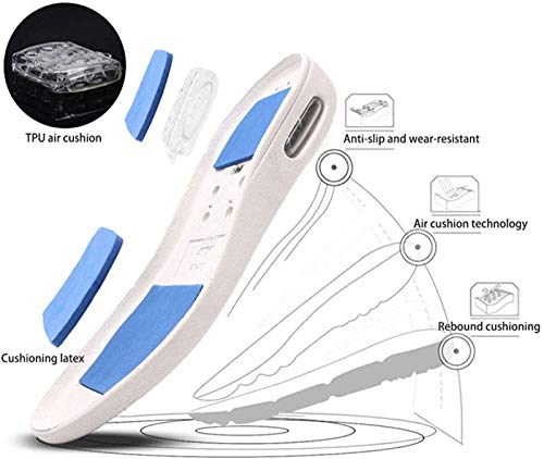 GUIOB Zapatos para Diabéticos de Los Hombres Zapatos de Ensanchamiento de Fertilizante de Gran Tamaño Plus para La Hinchazón del Pie Fascitis Plantar Zapatos para Caminar,Black-EU47