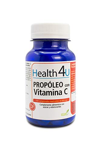 H4U Propóleo con Vitamina C 100 comprimidos de 800 mg