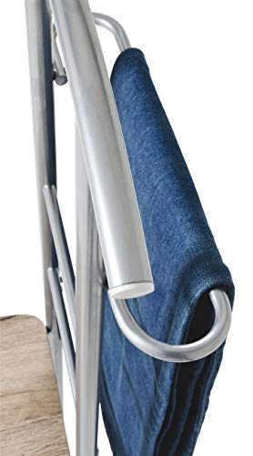 Haku Möbel valet stand - de metal con asiento, altura 109 cm