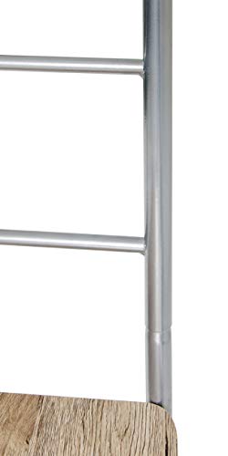 Haku Möbel valet stand - de metal con asiento, altura 109 cm