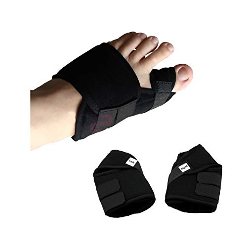 HappyStep® Férula para juanetes, corrector de hallux valgus, realineación del dedo gordo del pie, reducción de juanetes, corrector de juanetes y alivio del dolor (Talla L: 43-46 UE)