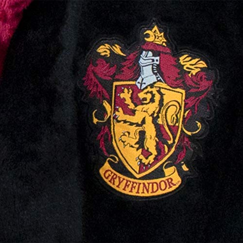 HARRY POTTER - Gryffindor -Bata para niños - Negro 10-11 Años