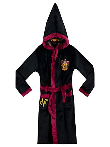 HARRY POTTER - Gryffindor -Bata para niños - Negro 10-11 Años