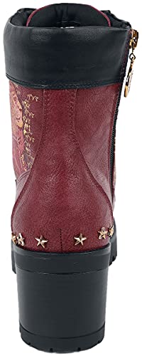 Harry Potter Gryffindor- Hauswappen Mujer Botas Rojo EU39, Poliuretano,