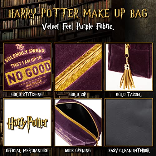 Harry Potter Neceser de Viaje para Mujer y Niñas Organizador de Bolso Cosmético Accesorios de Viaje Estuche de Maquillaje