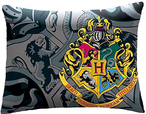 Harry Potter Ropa de Cama Infantil Funda de Edredón 140x200 Cojín 70x90 Algodón Hogwarts